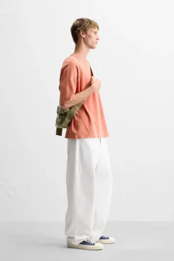 New CAMISETA PUNTO LAVADO Hombre Jerséis / Chaquetas|Camisetas