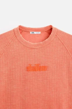 New CAMISETA PUNTO LAVADO Hombre Jerséis / Chaquetas|Camisetas