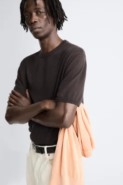 Best CAMISETA PUNTO LYOCELL - LINO Hombre Jerséis / Chaquetas|Camisetas