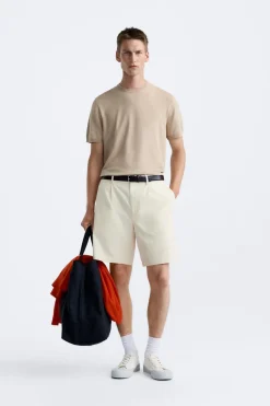 Best CAMISETA PUNTO MEZCLA VISCOSA Hombre Jerséis / Chaquetas|Camisetas