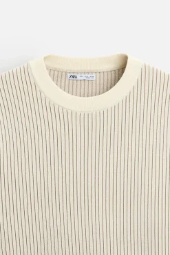 Discount CAMISETA PUNTO RAYAS Hombre Jerséis / Chaquetas