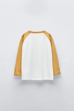Niños ZARA 1½ - 6 Años·Camisetas|1½ - 6 Años·Camisetas<CAMISETA RANGLAN CONTRASTE