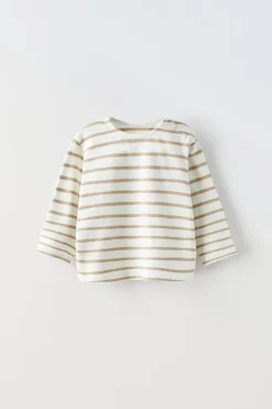 Niños ZARA 0 - 6 Meses·Camisetas|0 - 6 Meses·Básicos<CAMISETA RAYAS