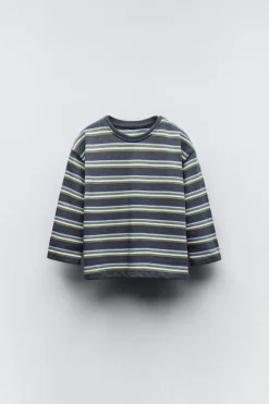 Niños ZARA 6 - 18 Meses·Camisetas|6 - 18 Meses·Camisas<CAMISETA RAYAS