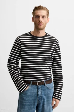 Outlet CAMISETA RAYAS Hombre Camisetas