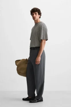 Sale CAMISETA RAYAS ALGODÓN - LINO Hombre Camisetas