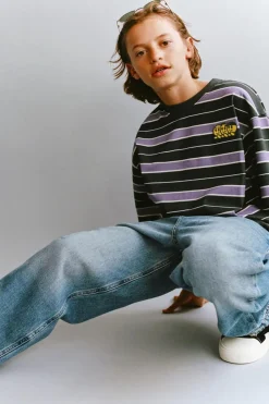 Niños ZARA 6 - 14 Años·Camisetas<CAMISETA RAYAS BORDADO