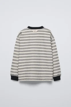 Niños ZARA 6 - 14 Años·Camisetas<CAMISETA RAYAS BORDADO