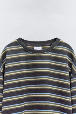 Niños ZARA 6 - 14 Años·Camisetas|6 - 14 Años·Camisetas<CAMISETA RAYAS DOBLES