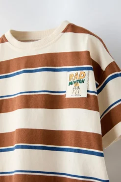 Niños ZARA 1½ - 6 Años·Camisetas|1½ - 6 Años·Camisetas<CAMISETA RAYAS ETIQUETA
