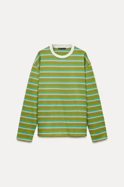 Hot CAMISETA RAYAS HEAVY COTTON Mujer Camisetas