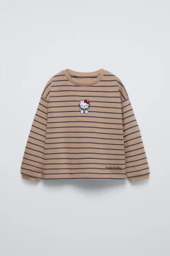 Niños ZARA 1½ - 6 Años·Camisetas|1½ - 6 Años·Licencias<CAMISETA RAYAS HELLO KITTY © SANRIO