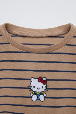 Niños ZARA 1½ - 6 Años·Camisetas|1½ - 6 Años·Licencias<CAMISETA RAYAS HELLO KITTY © SANRIO
