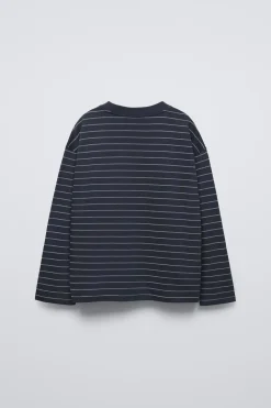 Niños ZARA 6 - 14 Años·Camisetas<CAMISETA RAYAS PARCHE BORDADO