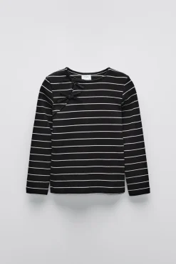 Niños ZARA 6 - 14 Años·Camisetas<CAMISETA RAYAS RIB LACITOS