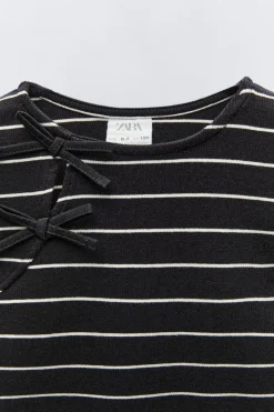 Niños ZARA 6 - 14 Años·Camisetas<CAMISETA RAYAS RIB LACITOS