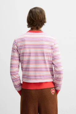 Clearance CAMISETA RAYAS RIB X HARRY LAMBERT Hombre Camisetas