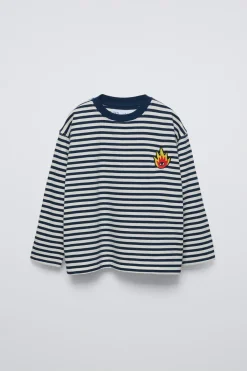 Niños ZARA 6 - 14 Años·Camisetas<CAMISETA RAYAS RICARDO-CAVOLO