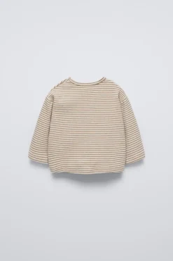 Niños ZARA 0 - 6 Meses·Camisetas|6 - 18 Meses·Conjuntos<CAMISETA RAYAS SOFT TOUCH