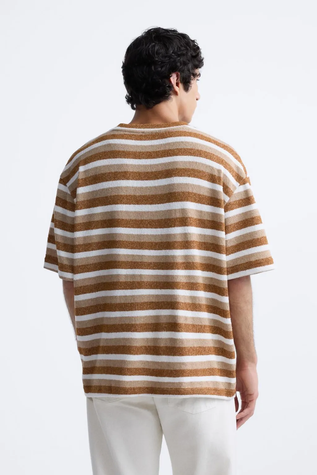 New CAMISETA RAYAS TEXTURA Hombre Camisetas