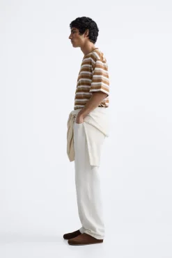 New CAMISETA RAYAS TEXTURA Hombre Camisetas