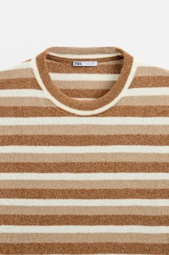 New CAMISETA RAYAS TEXTURA Hombre Camisetas