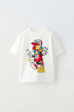 Niños ZARA 6 - 14 Años·Camisetas|6 - 14 Años·Camisetas<CAMISETA RELIEVE SMILEYWORLD ® HAPPY COLLECTION