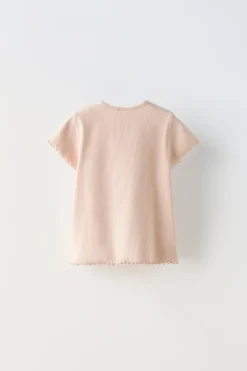 Niños ZARA 1½ - 6 Años·Camisetas|1½ - 6 Años·Camisetas<CAMISETA RIB BORDADOS
