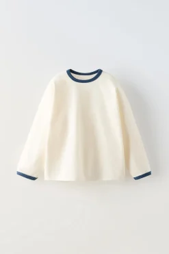 Niños ZARA 1½ - 6 Años·Camisetas|1½ - 6 Años·Camisetas<CAMISETA RIB CONTRASTE