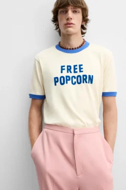 Hot CAMISETA RIB CONTRASTE X HARRY LAMBERT Hombre Camisetas