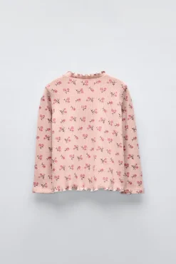 Niños ZARA 1½ - 6 Años·Camisetas|1½ - 6 Años·Total Look<CAMISETA RIB ESTAMPADA SOFT TOUCH