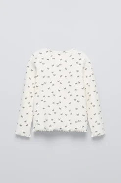 Niños ZARA 1½ - 6 Años·Camisetas|6 - 18 Meses·Camisetas<CAMISETA RIB ESTAMPADO