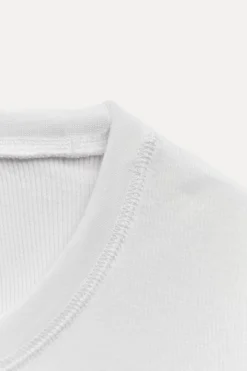 Outlet CAMISETA RIB MANGA LARGA Mujer Sudaderas / Joggers|Camisetas