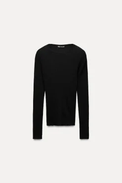 Best CAMISETA RIB MANGA LARGA Mujer Lenceria