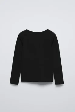 Niños ZARA 6 - 14 Años·Camisetas<CAMISETA RIB STRASS