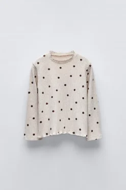 Niños ZARA 1½ - 6 Años·Camisetas|1½ - 6 Años·Total Look<CAMISETA RIB TOPOS SOFT TOUCH