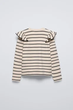 Niños ZARA 6 - 14 Años·Camisetas<CAMISETA RIB VOLANTE