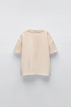 Niños ZARA 1½ - 6 Años·Camisetas|1½ - 6 Años·Camisetas<CAMISETA ROTOS BORDADO
