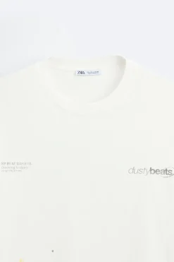 Clearance CAMISETA SALPICADURA TEXTOS Hombre Camisetas