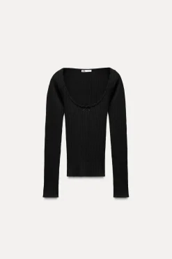 Sale CAMISETA SEAMLESS LAZO ENCAJE Mujer Camisetas