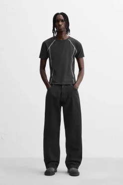 Clearance CAMISETA SLIM CONTRASTE Hombre Camisetas