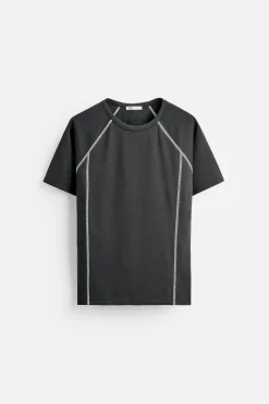 Clearance CAMISETA SLIM CONTRASTE Hombre Camisetas