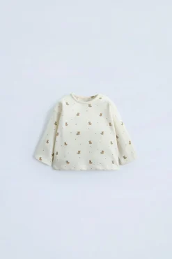 Niños ZARA 0 - 6 Meses·Camisetas<CAMISETA SOFT TOUCH OSITOS
