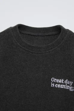 Niños ZARA 1½ - 6 Años·Camisetas|1½ - 6 Años·Camisetas<CAMISETA SOFT TOUCH TEXTO BORDADO