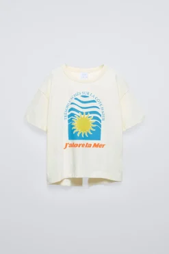 Niños ZARA 6 - 14 Años·Camisetas<CAMISETA SOL CUT OUT