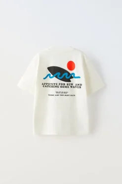 Niños ZARA 6 - 14 Años·Camisetas<CAMISETA SUN AND WAVES