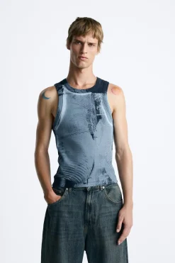 Online CAMISETA TANK ESTAMPADO ABSTRACTO Hombre Camisetas