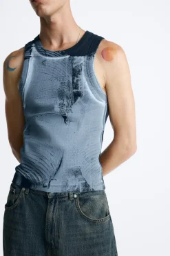 Online CAMISETA TANK ESTAMPADO ABSTRACTO Hombre Camisetas