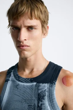 Online CAMISETA TANK ESTAMPADO ABSTRACTO Hombre Camisetas