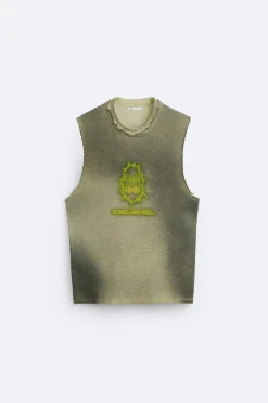 Discount CAMISETA TANK ESTAMPADO COMBINADO Hombre Jerséis / Chaquetas